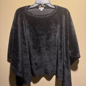 Dylan Women's T-Neck Poncho Black Size XS